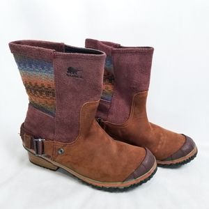Sorel | Slimshortie Waterproof Boots Madder Brown